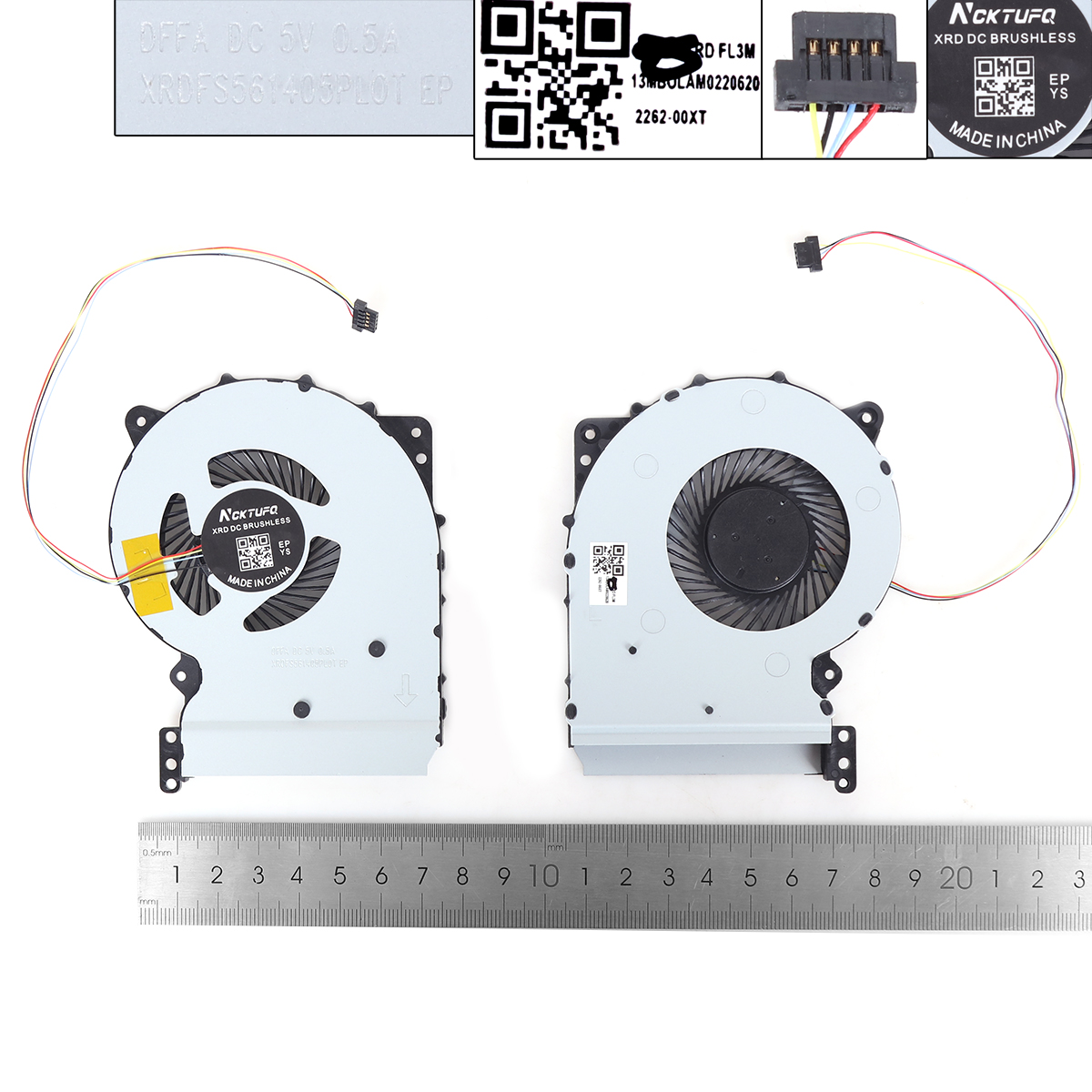 Picture of New Replacement CPU Cooling Fan For ASUS Y5000U A407U Y4000U f507u X507UBR（High copy）	 N/A Layout